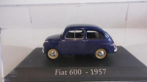 FIAT 600 1957 BLEU.1/43 NEUVE EN VITRINE RBA, Hobby en Vrije tijd, Modelauto's | 1:43, Nieuw, Auto, Overige merken, Ophalen of Verzenden