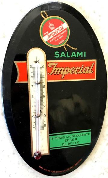 Thermomètre Salami Imperial, Enlèvement ou Envoi, Comme neuf, Panneau publicitaire