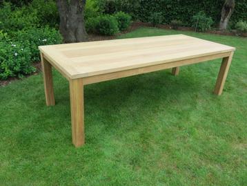 te koop prachtige grote teak tuintafel beschikbaar voor biedingen