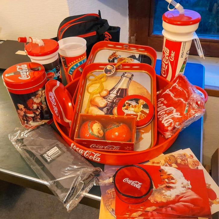 Lot/ensembe d'objets publicitaires Coca-Cola - Année 90, Verzamelen, Merken en Reclamevoorwerpen, Zo goed als nieuw, Overige typen