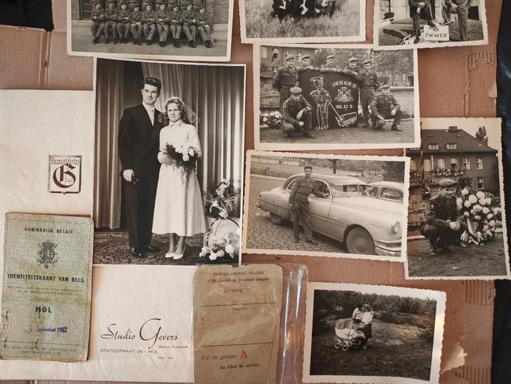 Militaire homme femme de Mol Anvers voiture Belgique 8 photo, Collections, Objets militaires | Général, Autres, Envoi