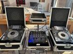 Pioneer set CDJ 2000 Nexus + DJM 800 in flightcases, Muziek en Instrumenten, Ophalen, Zo goed als nieuw, Pioneer