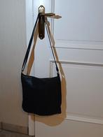 Sac à main en cuir, bon état, noir, Enlèvement, Noir