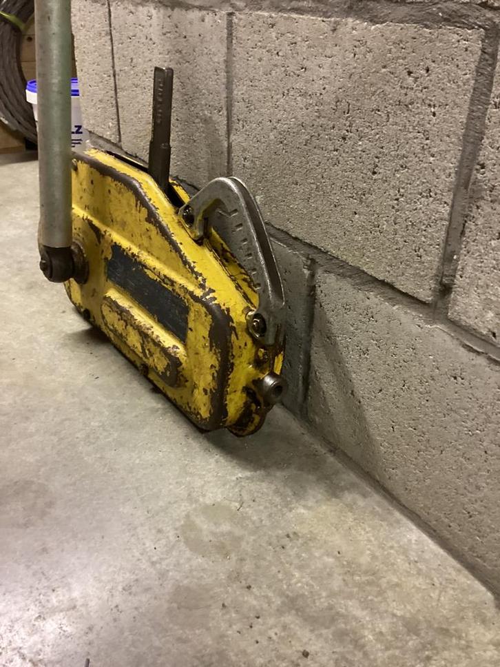 Tirfor  Staaldraadtakel tractel, Doe-het-zelf en Bouw, Lieren en Takels, Gebruikt, Handmatig, Ophalen