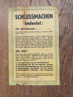 Trackt US gedropt achter de Duitse linies, Ophalen of Verzenden, Landmacht, Overige typen