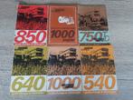 CARNETS D'ENTRETIEN TRACTEURS FIAT 1000-850-750-640-540-1380, Enlèvement ou Envoi, Utilisé, 80 à 120 ch, Fiat