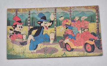 Puzzle RARE Walt Disney 1971 – Les Trois Petits Cochons beschikbaar voor biedingen