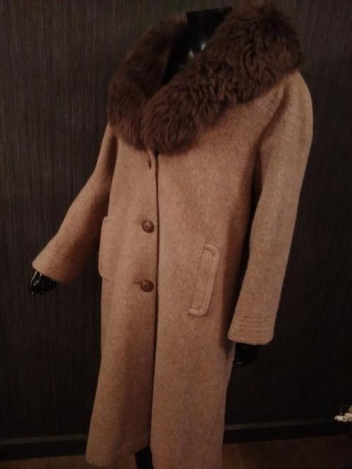 Vintage haut couture lange dames mantel wol en bontkraag, Kleding | Dames, Jassen | Winter, Gedragen, Verzenden
