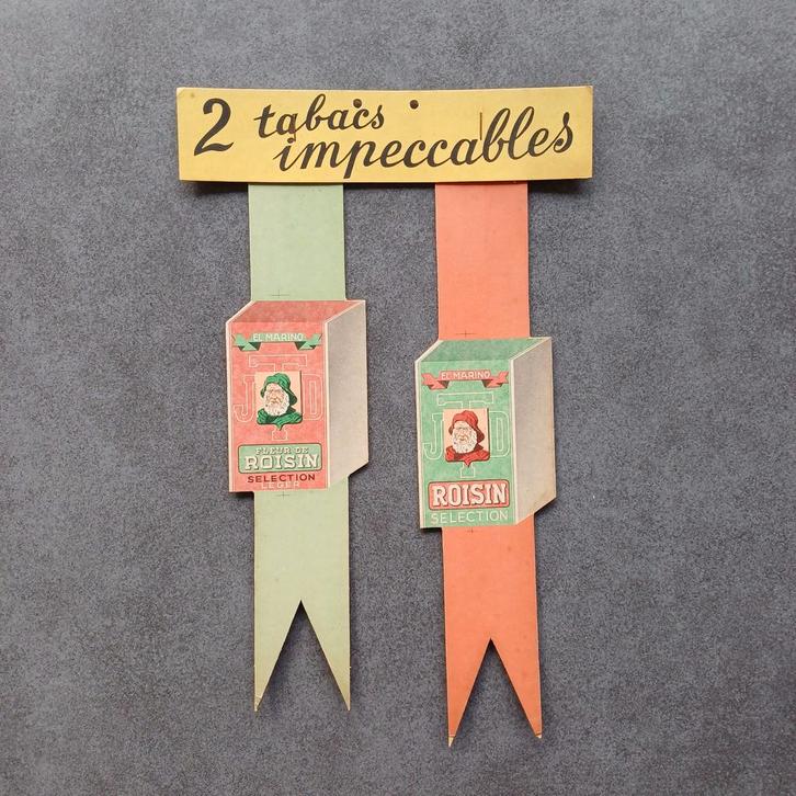 Unique ! Pancarte pour le tabac Roisin > projet d'impression, Collections, Marques & Objets publicitaires, Emballage, Enlèvement ou Envoi