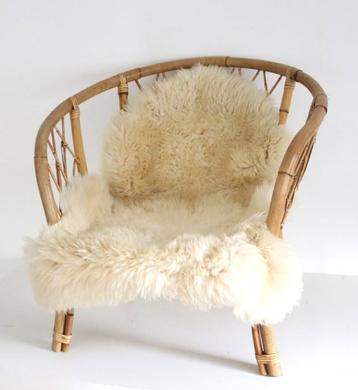 Vintage Seventies Bamboe Stoel - Seventies Boho Chair beschikbaar voor biedingen
