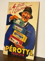 Affiche publicitaire en caron Pérotyl Perrotin., Enlèvement