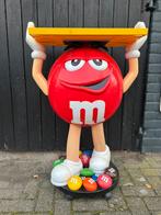 M & M Rode reclame winkel display, Ophalen, Gebruikt, Reclamebord