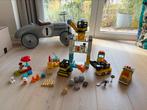 Lego Duplo 10933 - Kraan en bouwplaats, Ophalen of Verzenden, Gebruikt, Complete set, Duplo