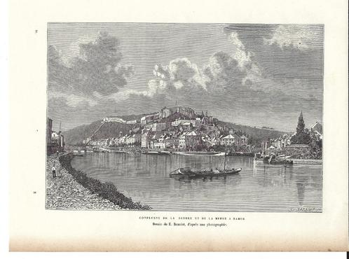 1879 - Namur, Antiquités & Art, Art | Eaux-fortes & Gravures, Envoi