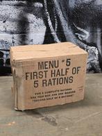WWII US FIRST half ration MENU#5, Collections, Objets militaires | Seconde Guerre mondiale, Enlèvement