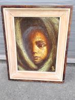 huile sur panneau signe luc de ro, Antiek en Kunst, Ophalen of Verzenden