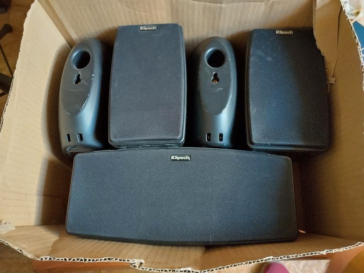 klipsch quintet enceintes hifi Home cinéma, Audio, Tv en Foto, Home Cinema-sets, Gebruikt, Ophalen of Verzenden
