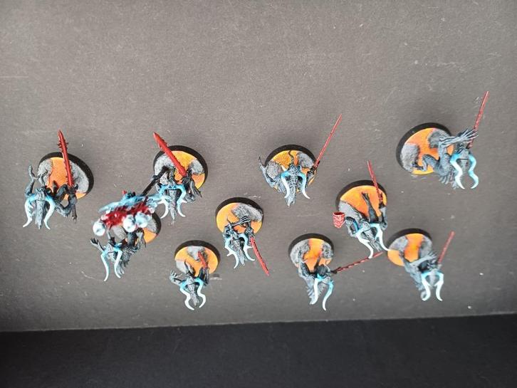 [Verkoop/Ruil] 10 bloeddorstige van Khorne, Hobby en Vrije tijd, Wargaming, Gebruikt, Warhammer 40000, Figuurtje(s), Geverfd, Ophalen of Verzenden