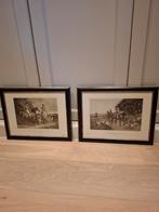 Mooie set brocante schilderijen, Antiek en Kunst, Ophalen