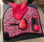 3 zadeldek sets met getten en oornetje, Dieren en Toebehoren, Ophalen, Zo goed als nieuw, Dekje