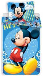 Mickey Mouse Dekbedovertrek 140 x 200 cm - It's Me, Bleu, Housse de couette, Garçon, Enlèvement ou Envoi