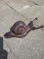 SUPERBE ET GRAND ESCARGOT EN FONTE PATINEE (tire bottes)., Enlèvement ou Envoi, Neuf, Autres matériaux, Animal