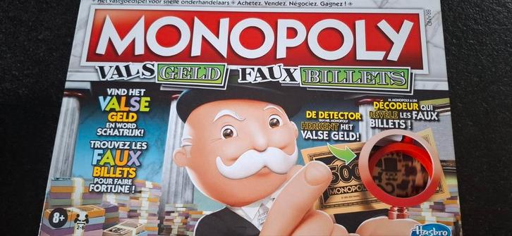 Monopoly vals geld, Hobby en Vrije tijd, Gezelschapsspellen | Bordspellen, Zo goed als nieuw, Ophalen