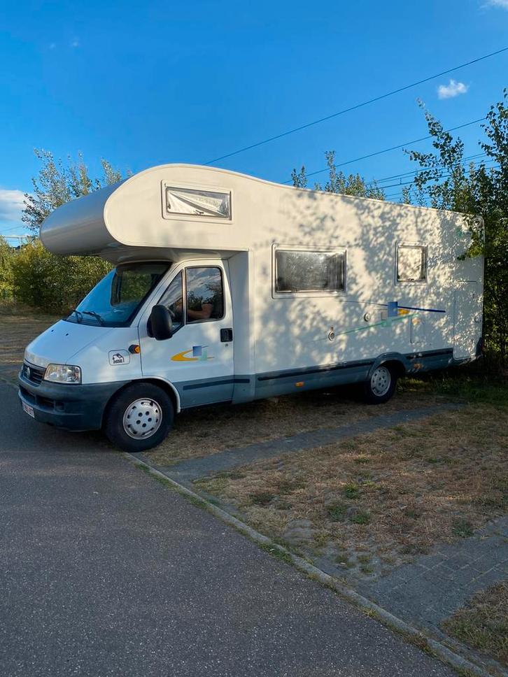 Mobilhome fiat ducato chausson, Caravans en Kamperen, Mobilhomes, Particulier, tot en met 4, Alkoof, Chausson, Fiat, Diesel, Chemisch toilet