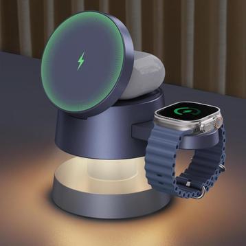 magnetic 3 in 1 wireless charger draadloze oplader beschikbaar voor biedingen