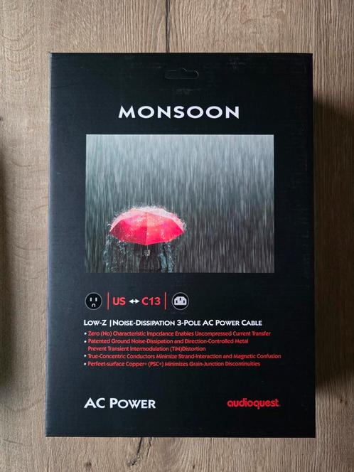 Audioquest monsoon 2 meter, Audio, Tv en Foto, Audiokabels en Televisiekabels, Nieuw, Ophalen of Verzenden