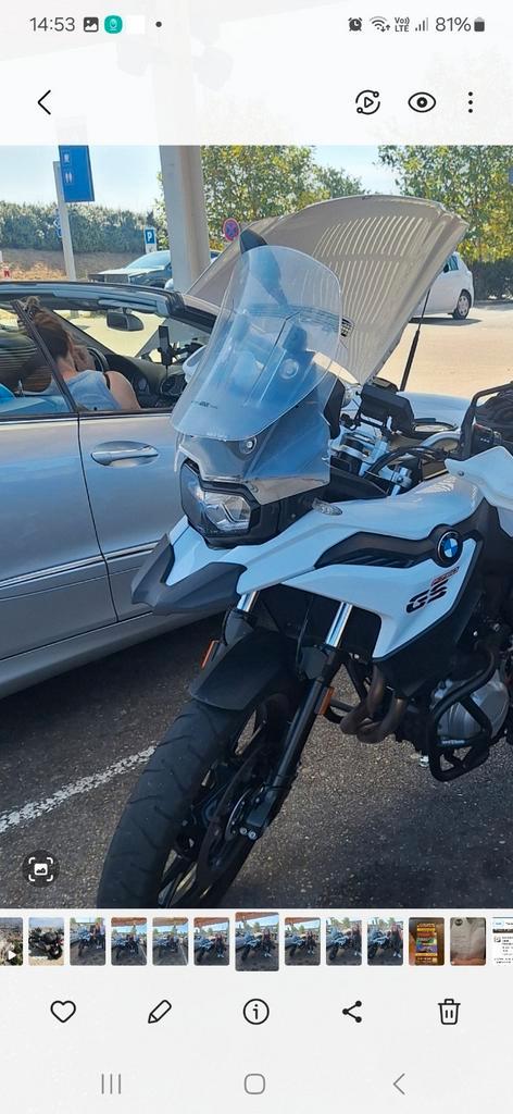 Givi AIRFLOW windscherm voor bmw750gs en andere, Motoren, Onderdelen | BMW, Ophalen