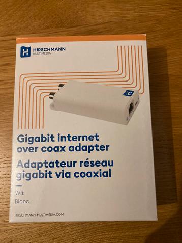 Hirschmann Gigabit internet over coax adapter