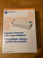 Hirschmann Gigabit internet over coax adapter, Comme neuf, Enlèvement ou Envoi