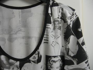 Retro T-shirt met bekende sterren, 38 beschikbaar voor biedingen