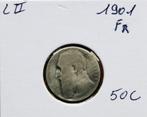 50 cent 1901 frans, Zilver, Ophalen of Verzenden, Zilver, Losse munt