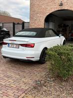 Audi a3 cabrio 2018, Auto's, Automaat, Cabriolet, Wit, Leder