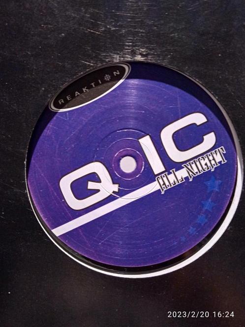 12" Q-ic – All Night (Jumpstyle), CD & DVD, Vinyles | Dance & House, Utilisé, Autres genres, 12 pouces, Enlèvement ou Envoi