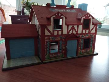 Fisher price vintage draagbaar huis 1969 disponible aux enchères