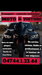 Plaque Z moto & voiture controle technique transport