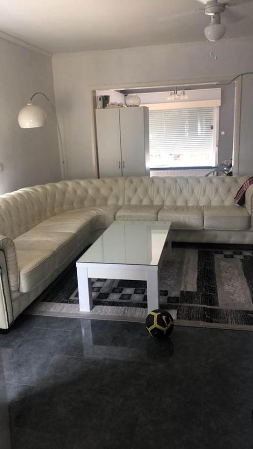 hoek salon zetel Chesterfield  2..6 x 2.6 m, Huis en Inrichting, Zetels | Zetels, Zo goed als nieuw, Hoekbank, Vierpersoons of meer