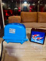 Koi vijver Aquaforte luchtpomp AP-60, Tuin en Terras, Verzenden, Zo goed als nieuw, Vijverpomp