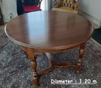 Eetkamer tafel, Ophalen, 100 tot 150 cm, Zo goed als nieuw, Eikenhout