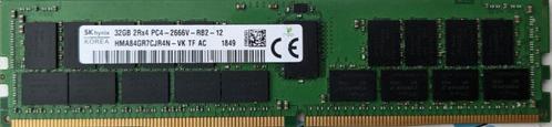 SK hynix 32 Go DDR4-2666 PC4-21300V-R HMA84GR7CJR4N-VK 2Rx4, Informatique & Logiciels, Mémoire RAM, Reconditionné, Serveur, 32 GB
