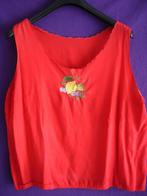 Sexy zomerblouse zonder mouwen., Kleding | Dames, Blouses en Tunieken, Ophalen of Verzenden, Gedragen, Maat 42/44 (L), Rood