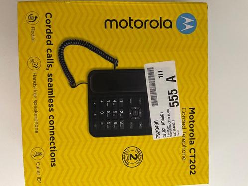 Vaste telefoon Motorola ct202, Telecommunicatie, Vaste telefoons | Handsets en Draadloos, Zo goed als nieuw, 1 handset, Ophalen