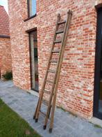 Houten ladder 2x10 treden, Doe-het-zelf en Bouw, Ladders en Trappen, Ophalen, Gebruikt, Ladder
