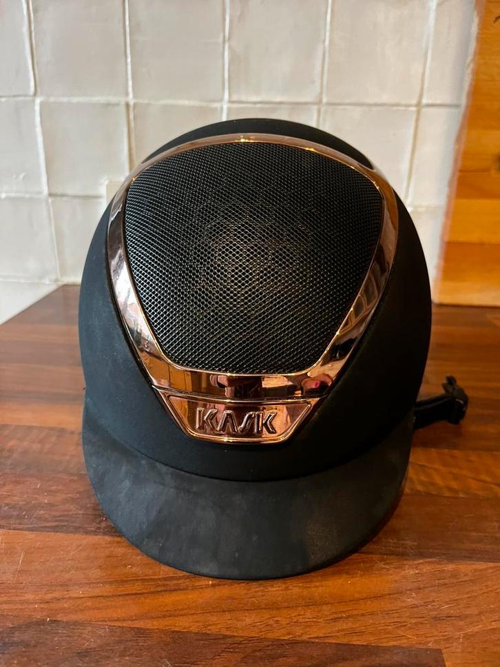 Kask Dogma Chrome - Rose Gold + Helmtas Kask, Dieren en Toebehoren, Paarden en Pony's | Beschermers, Zo goed als nieuw, Ophalen