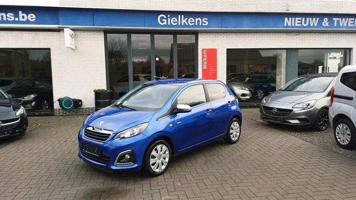 Peugeot 108 1.0 VTi Style/airco/cruise-controle/1j.garantie, Auto's, Peugeot, Bedrijf, Te koop, ABS, Airconditioning, Bluetooth