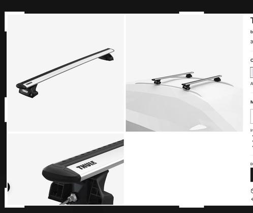 Barre thule WingBar Evo + kit, Autos : Pièces & Accessoires, Barres latérales, Neuf