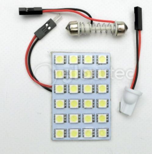 24 LED SMD Paneel 12V Volt Auto Boot Trailer Camper 29x43 mm, Auto diversen, Tuning en Styling, Ophalen of Verzenden
